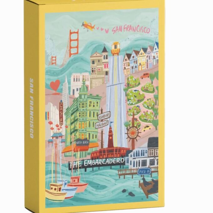 Piecely San Francisco Mini Puzzle, 99 Pieces