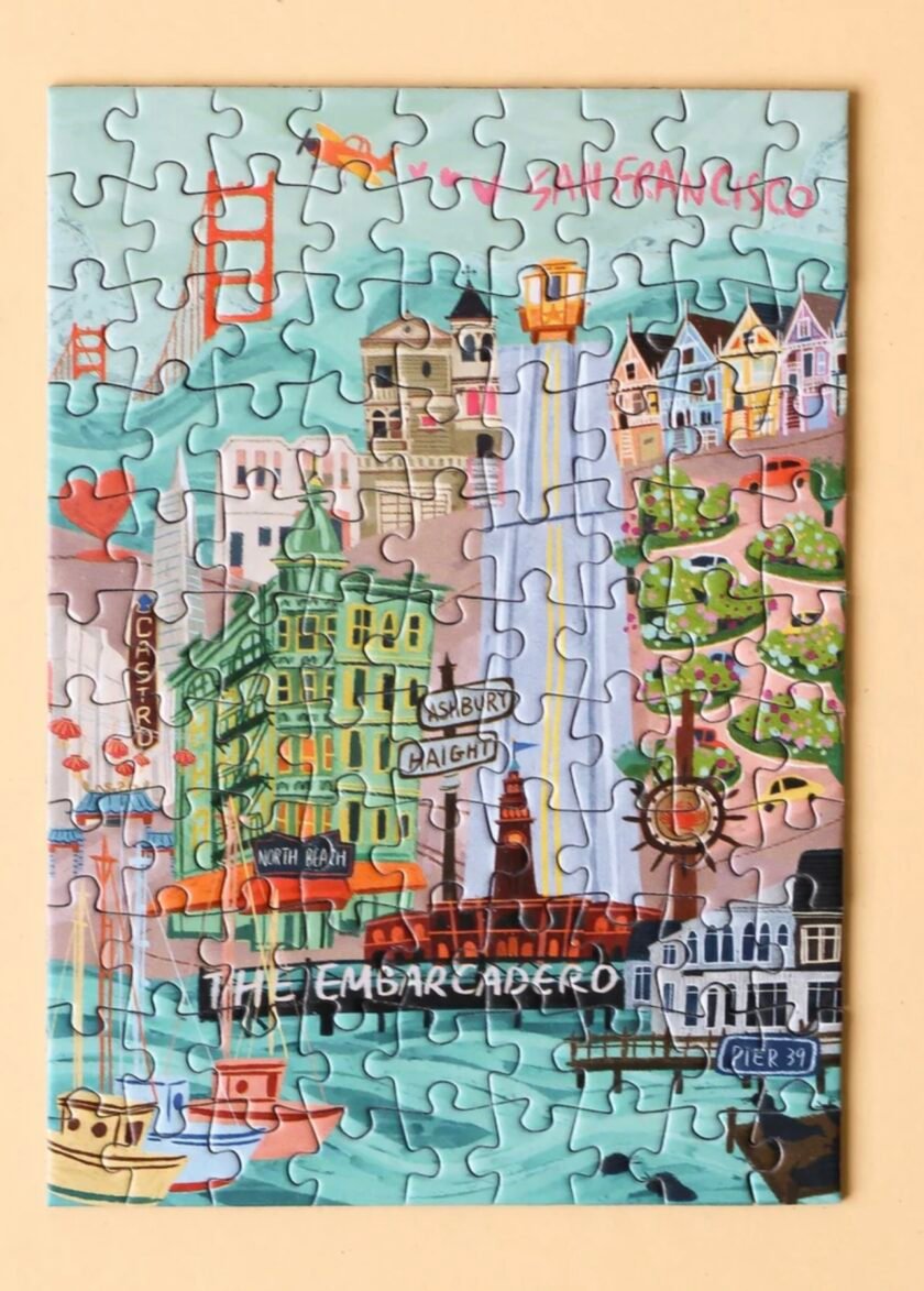 Piecely San Francisco Mini Puzzle, 99 Pieces - Image 2