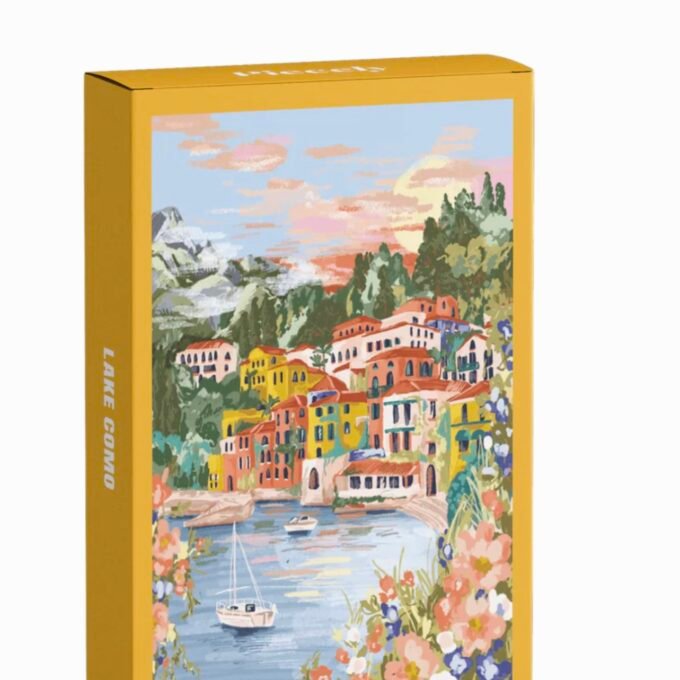 Piecely Lake Como Mini Puzzle, 99 Pieces