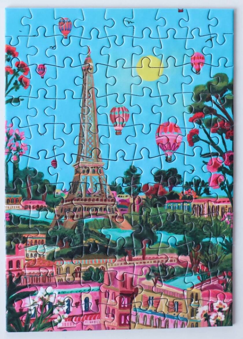 Piecely Parisian Summer Mini Puzzle, 99 Pieces - Image 2