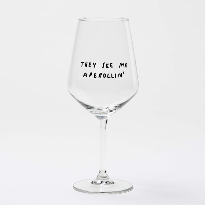 "They See Me Aperollin'" Glass by Johanna Schwarzer× selekkt