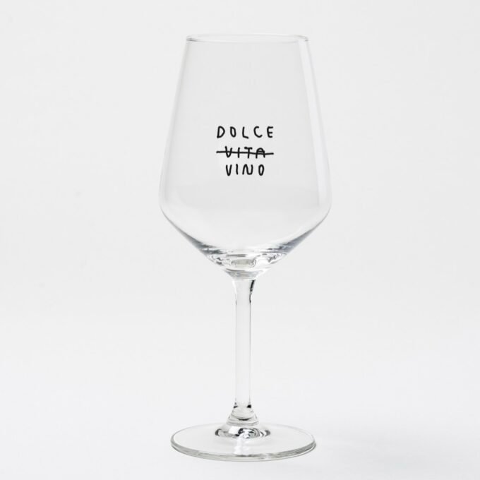 "Dolce Vino" wine glass by Johanna Schwarzer x selekkt