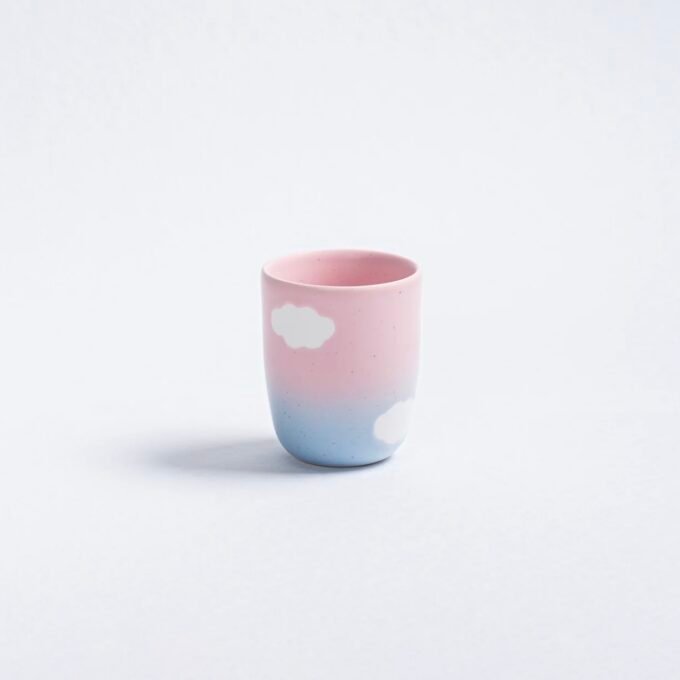 Cloud Sunset Medium Cup 220ml l Egg Back Home