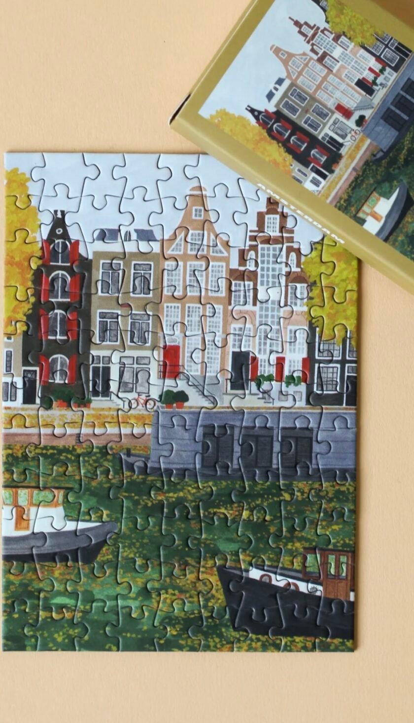 Piecely Amsterdam Mini Puzzle, 99 pieces - Image 4