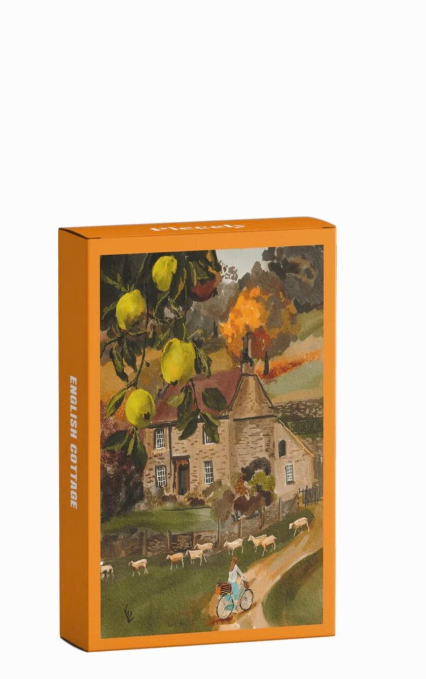 Piecely English Cottage Mini Puzzle, 99 Pieces