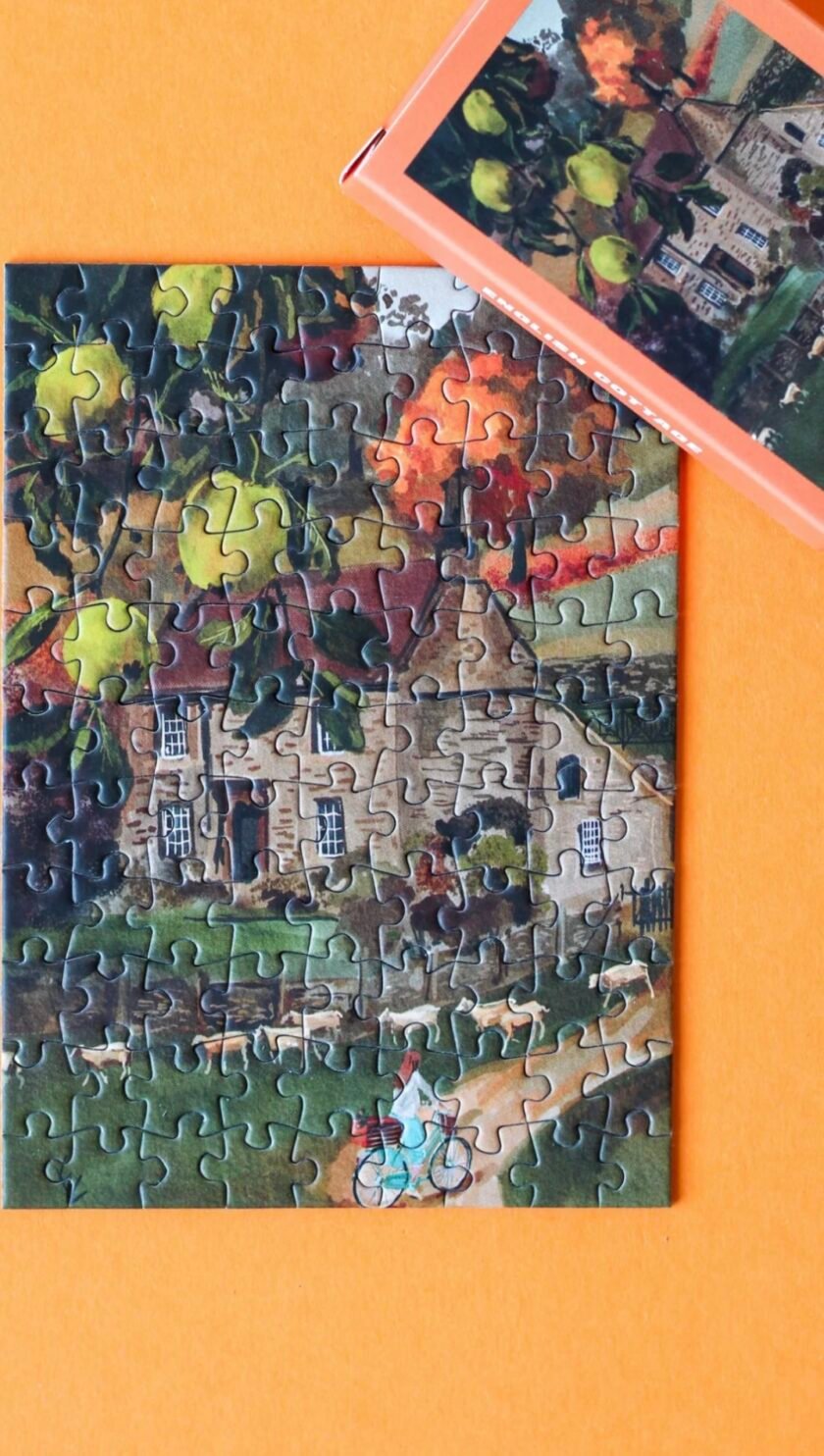 Piecely English Cottage Mini Puzzle, 99 Pieces - Image 4
