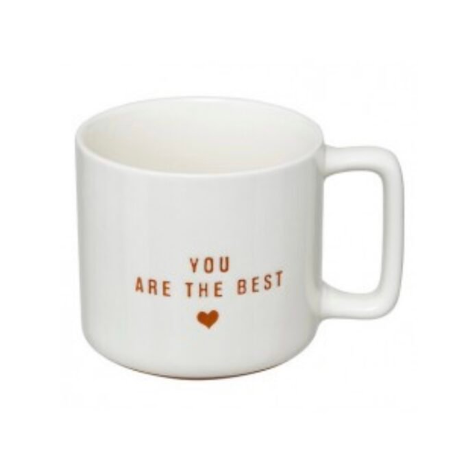 Κούπα λευκή "YOU ARE THE BEST " 35cl/12 x 8,8 x 9 cm
