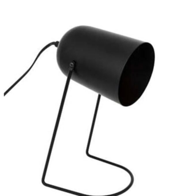 Φωτιστικό επιτραπέζιο μεταλ.μαύρο Η30cm