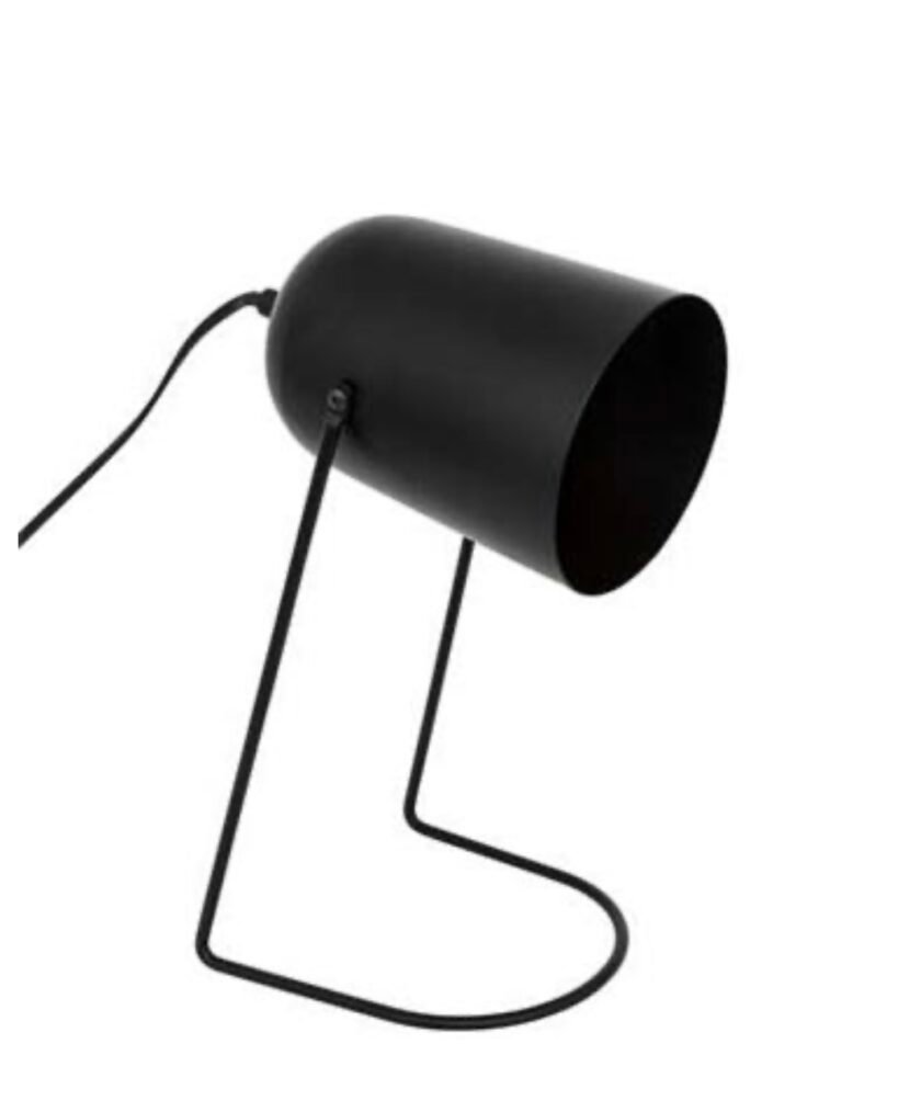 Φωτιστικό επιτραπέζιο μεταλ.μαύρο Η30cm