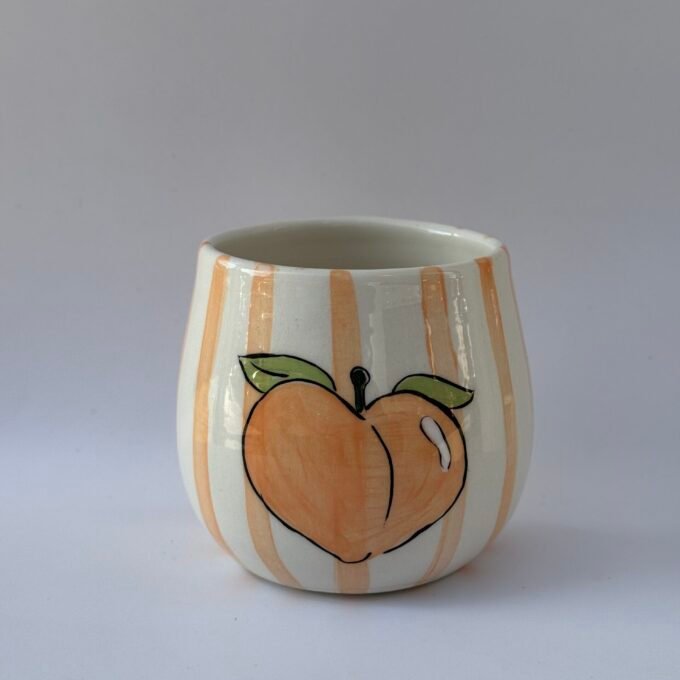 Peach Ceramic Mug