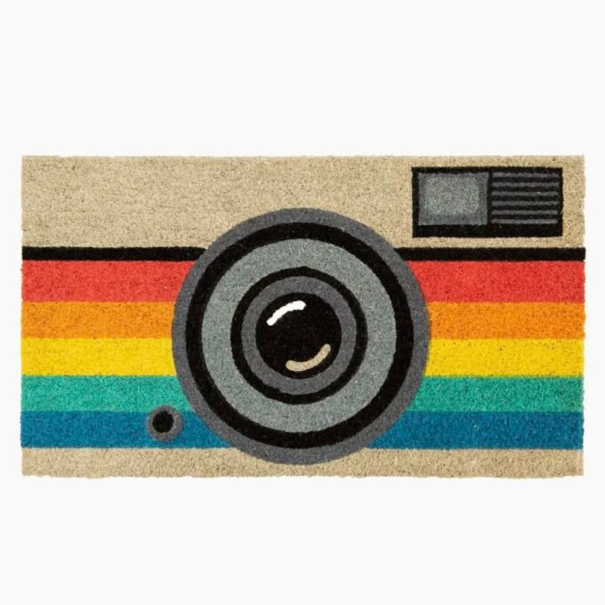 Retro Camera Doormat