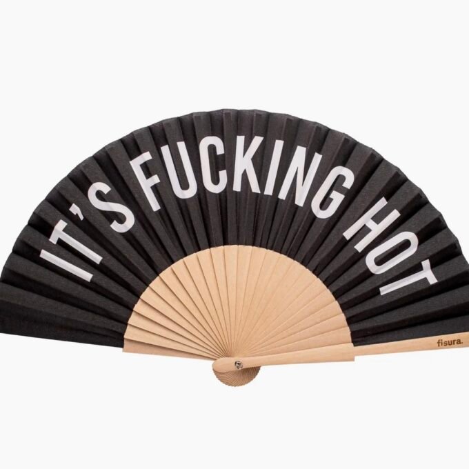 Black “Fucking Hot” Fan
