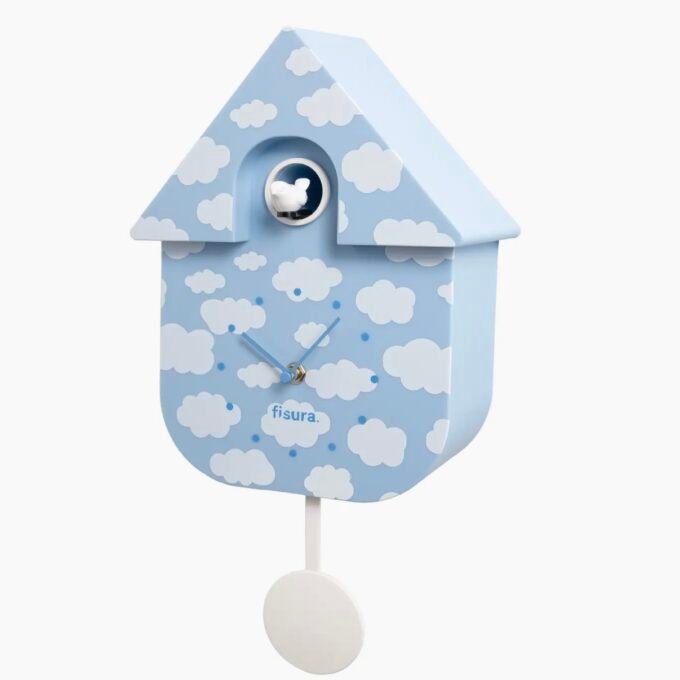 Cuckoo Clock Little House Clouds