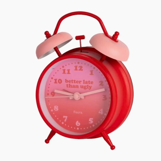 Retro Alarm Clock "Better Late Than Ugly"