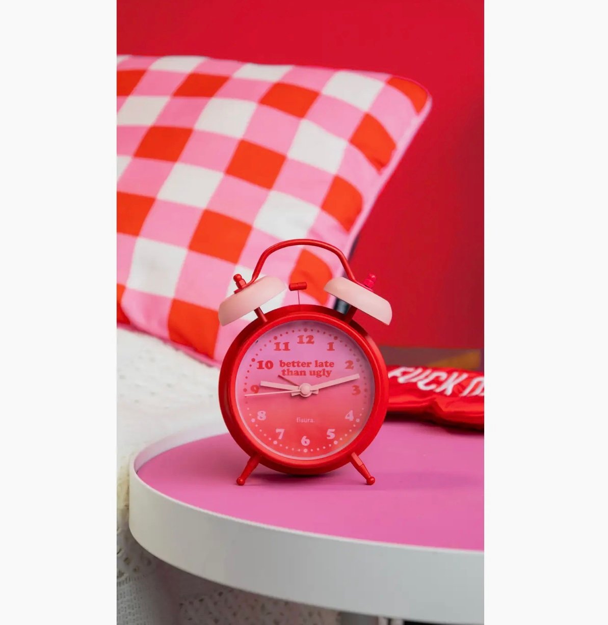 Retro Alarm Clock "Better Late Than Ugly" - Image 2