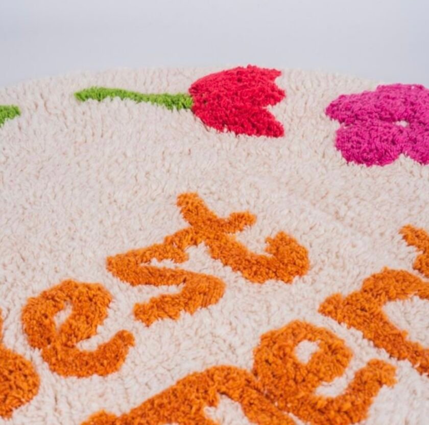 "Best Moment" non-slip bath mat 60*60cm - Flamingueo - Image 4
