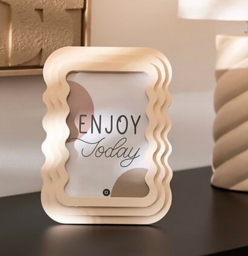 Κορνίζα ξύλινη "WAVY" 13Χ18CM - Image 2