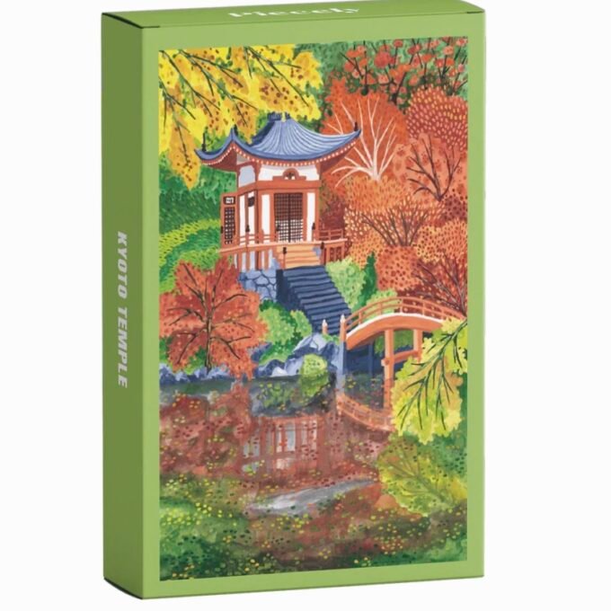 Piecely Kyoto Temple Mini Puzzle, 99 Pieces