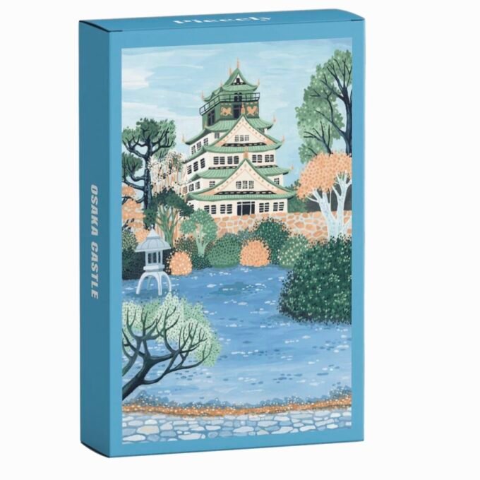 Piecely Osaka Castle Mini Puzzle, 99 Pieces