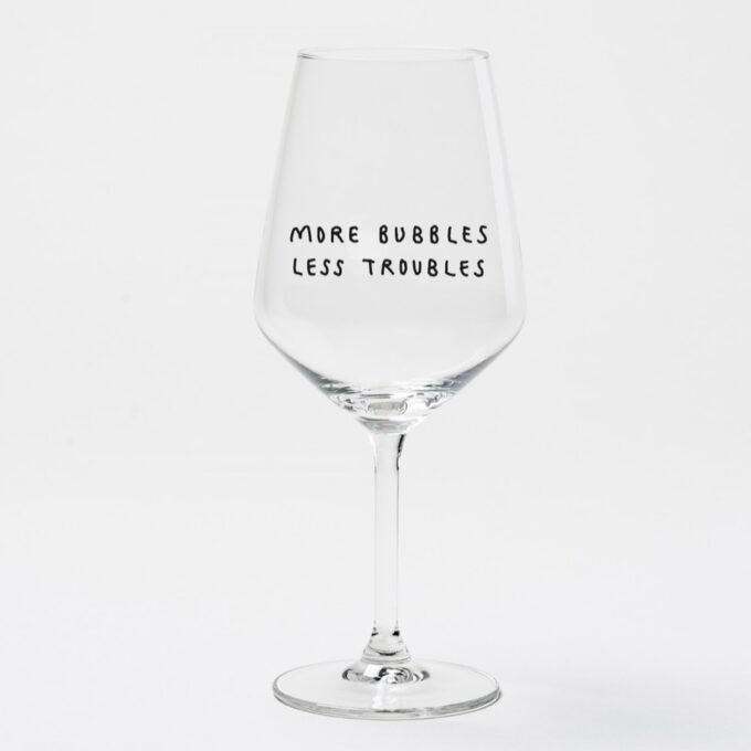 "More Bubbles Less Troubles