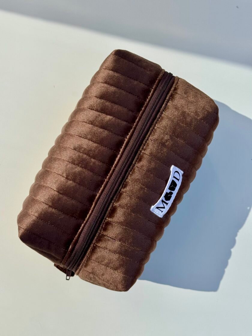 Brown Velvet - Makeup Bag - Image 2