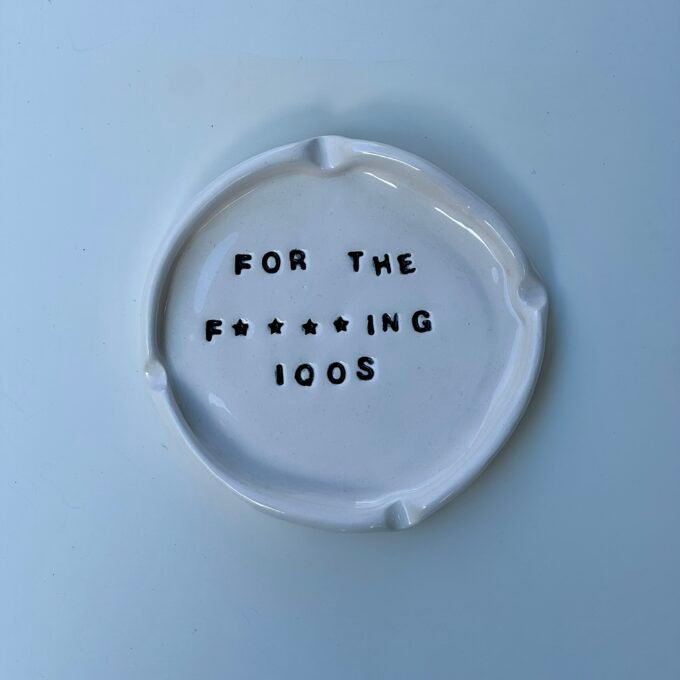 Ceramic Ashtray "FOR THE F***** IQOS"