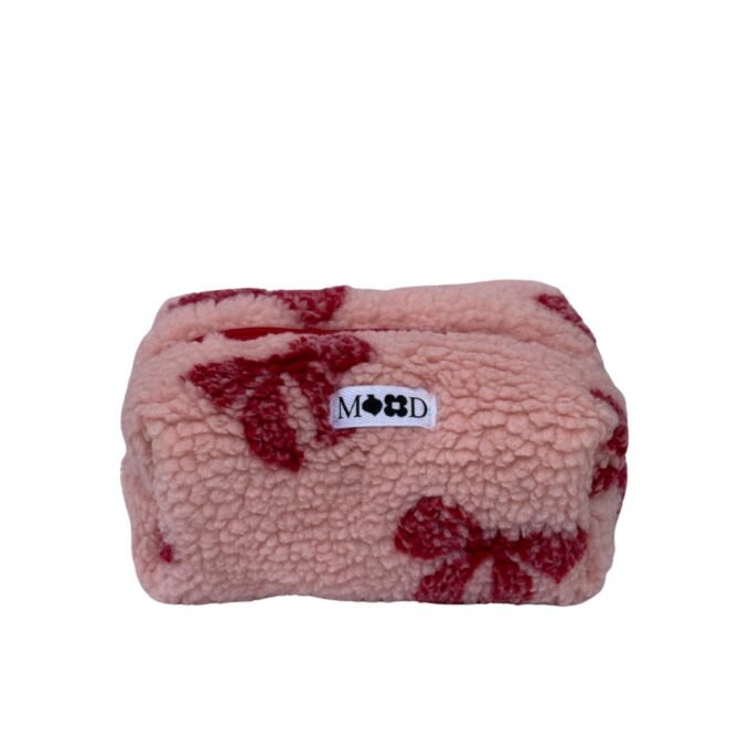 Pink Bow Mini Makeup Bag