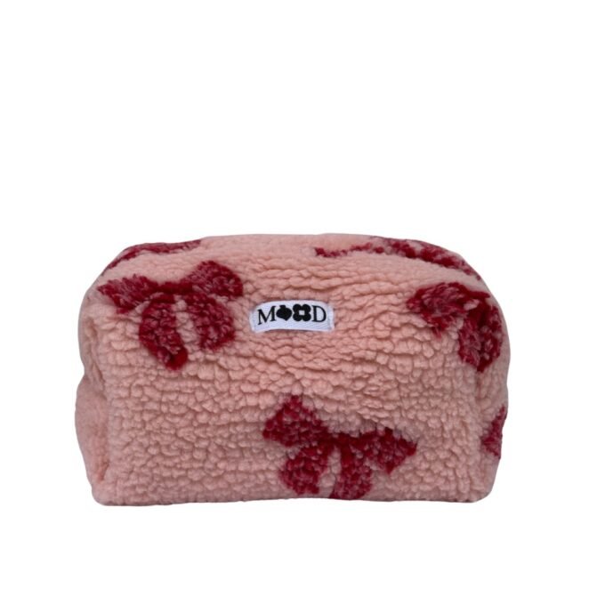 Pink Bow Classic Makeup  Bag
