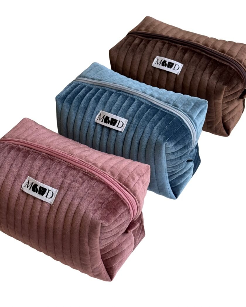 Brown Velvet - Makeup Bag - Image 4