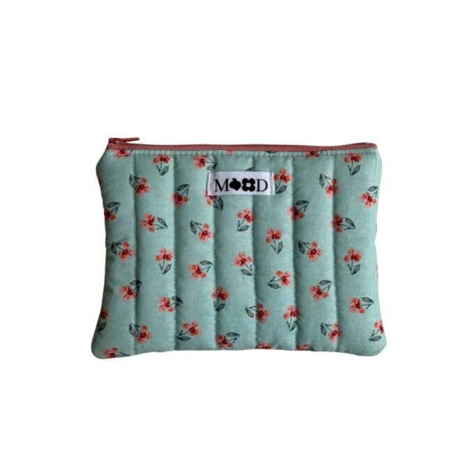 Blue Flower Mini Pouch