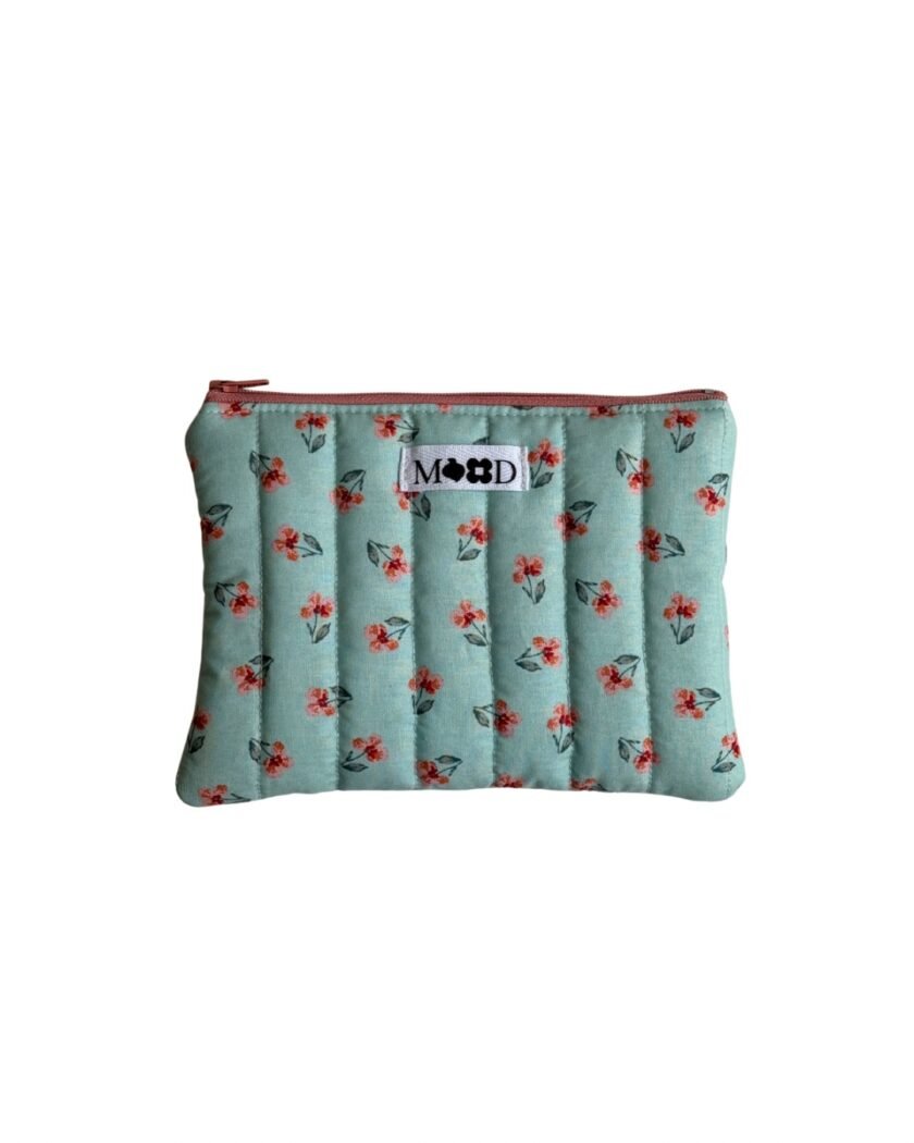 Blue Flower Mini Pouch