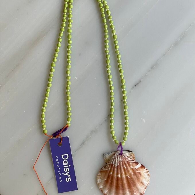 Light Green Seashell Necklace