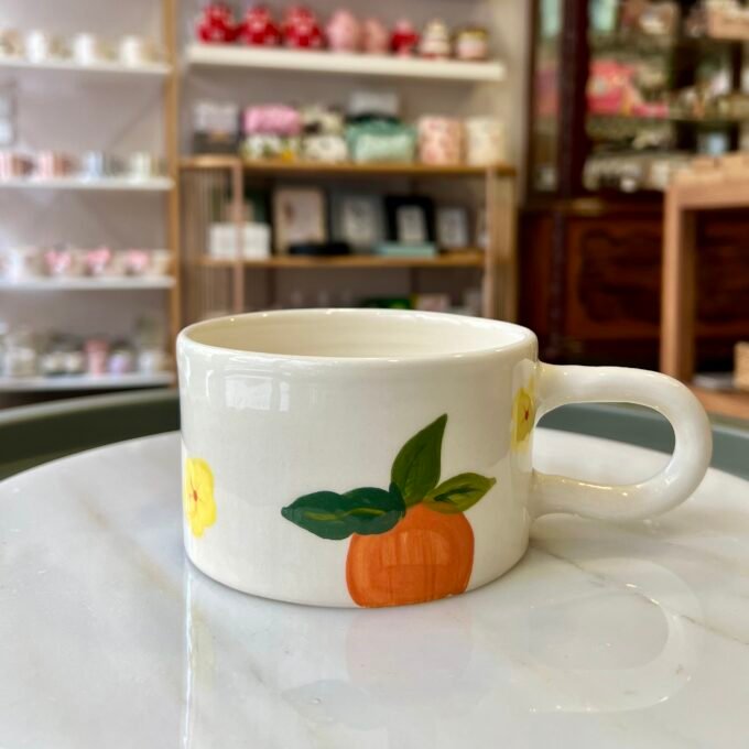 Orange  Ceramic Mug