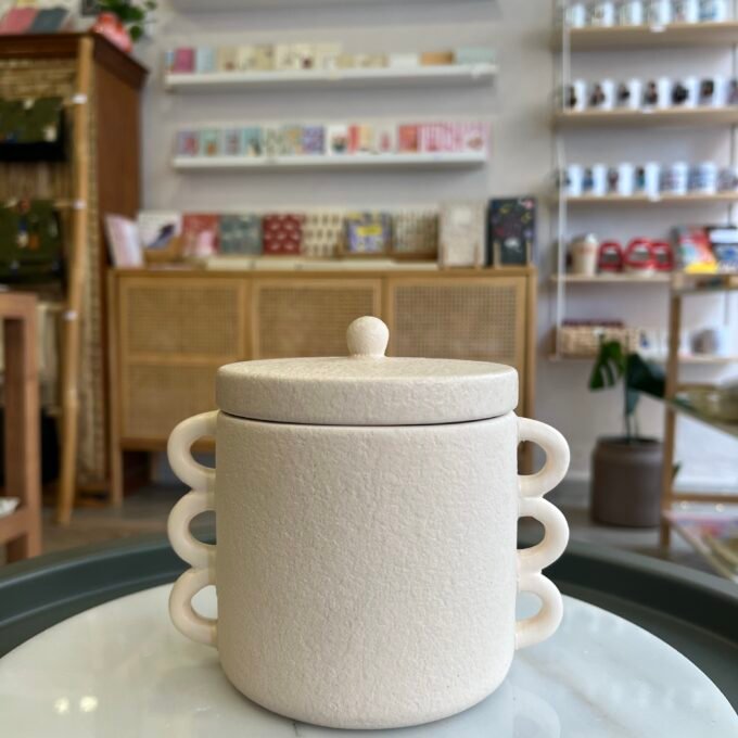 Storage Jar ( white )