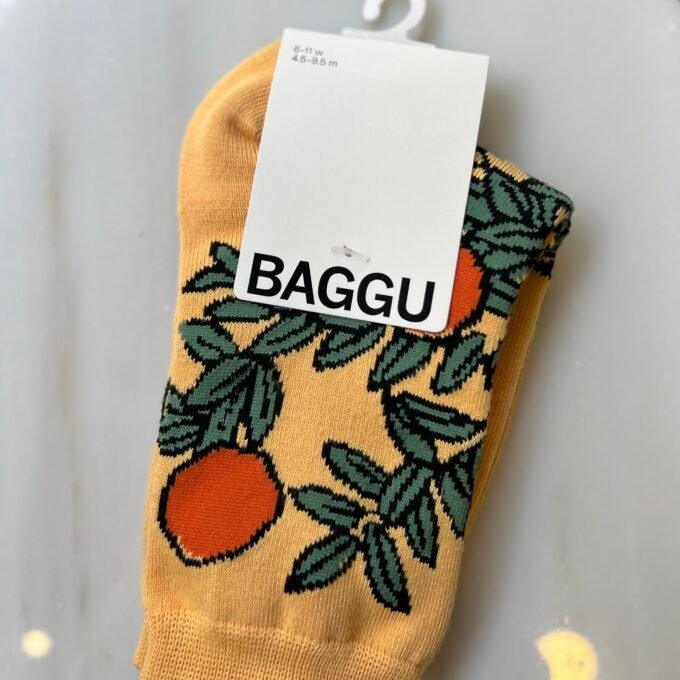 Baggu Orange Socks One Size