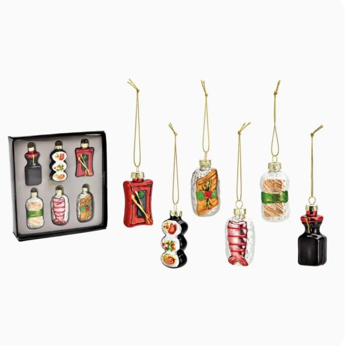 Christmas Ornaments Sushi Set