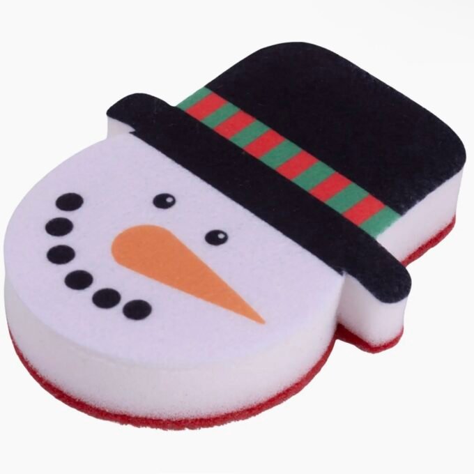 Xmas Kitchen Sponges Snowman