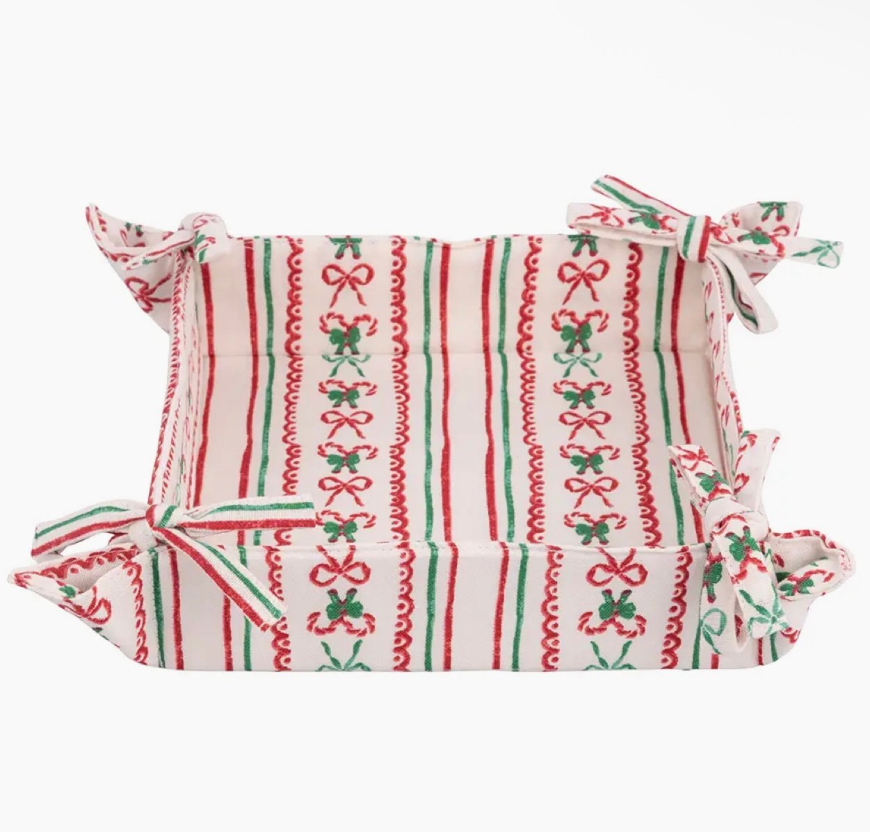 Xmas Fiocchi Set 3 Tea Towels + Basket A - Image 3