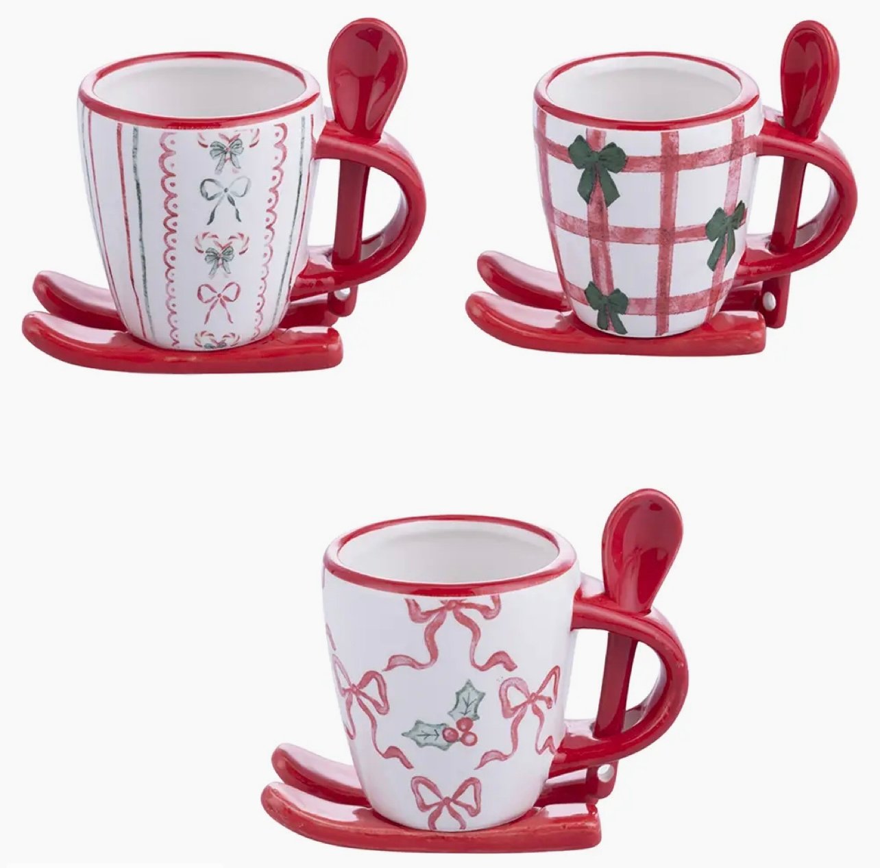 Xmas Fiocchi Coffee Cup Sleigh/Spoon 3 - Image 2