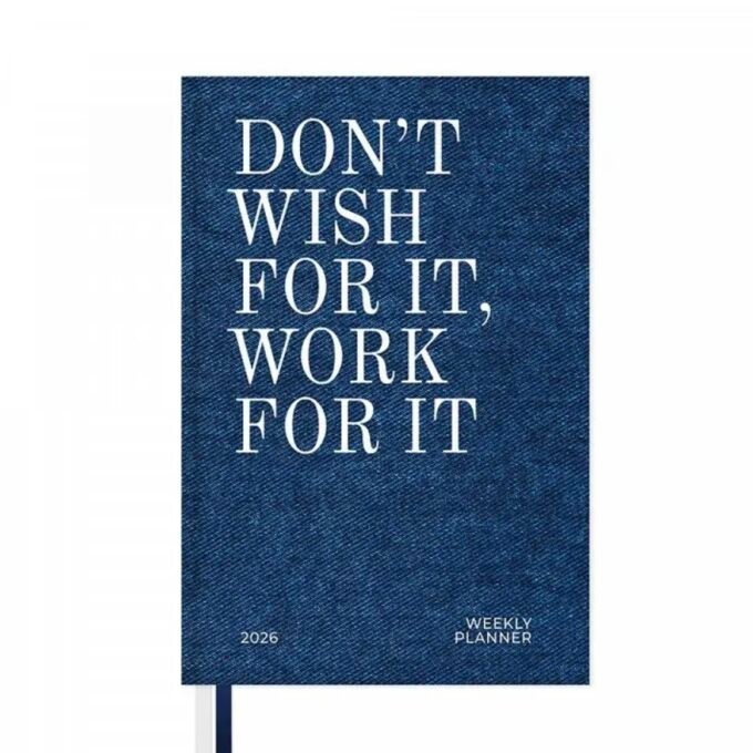 Premium Εβδομαδιαίο Ημερολόγιο 2026 Ετήσιο 13x19,5εκ CLASSY CASUAL DENIM by Kokonote