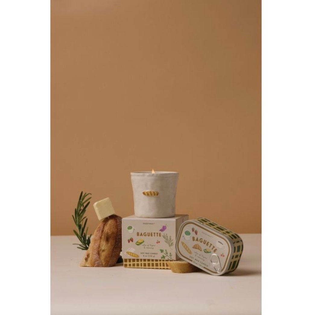 Rosemary Thyme Φυτικό Κερί 226gr σε κεραμικό δοχείο, Bistro French Baguette - Paddywax - Image 4