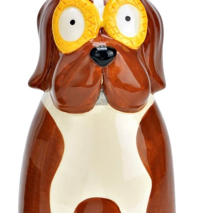 Vase Dog Made of Ceramic 10x20x10cm