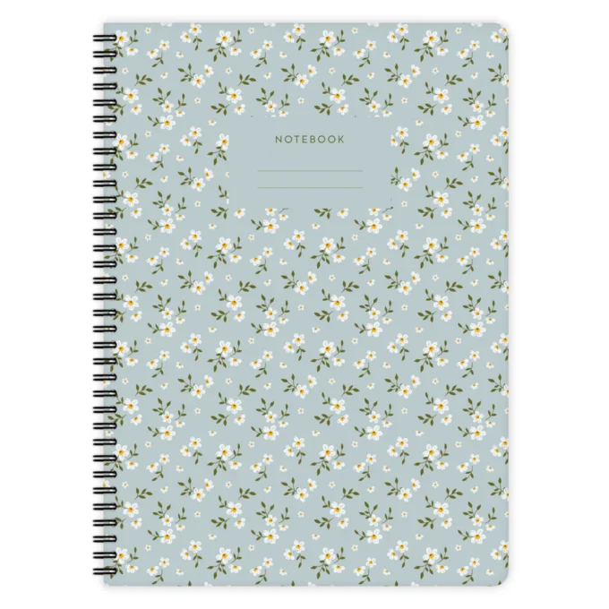 Notepad Boho Floral Pattern A4