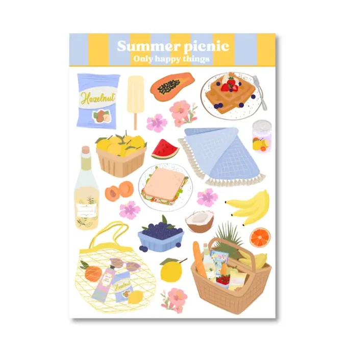 Stickersheet Summer Picnic A6