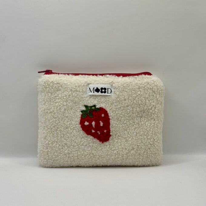 Mini Teddy Pouch Strawberry