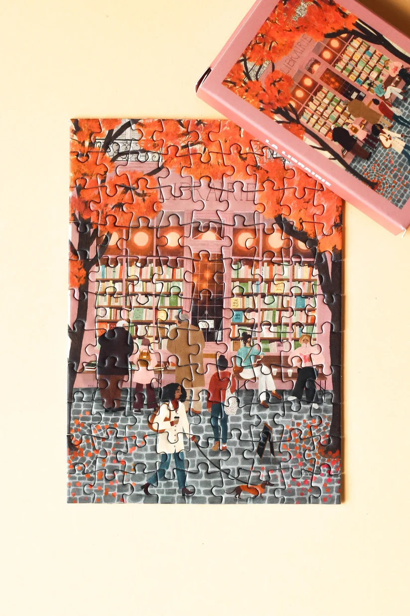Piecely La Librairie Mini Puzzle, 99 Pieces - Image 2