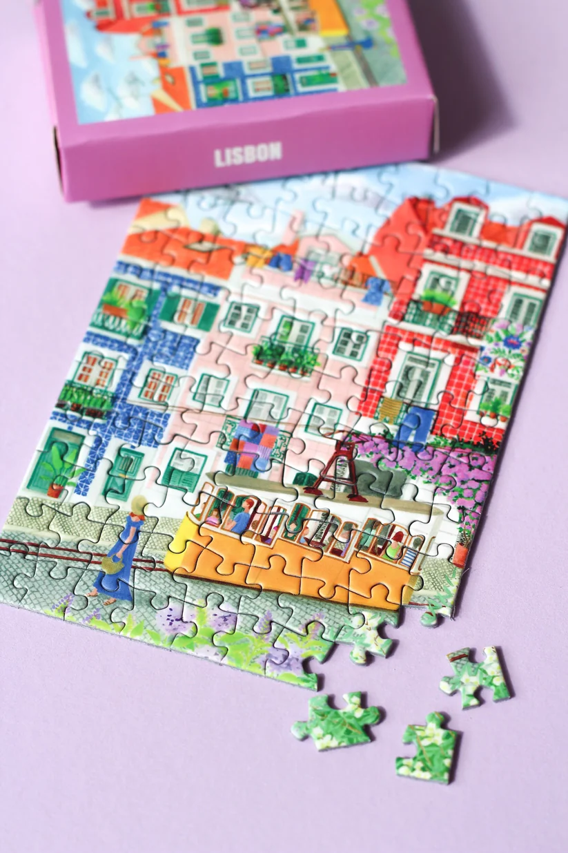Piecely Lisbon Mini Puzzle, 99 Pieces - Image 2