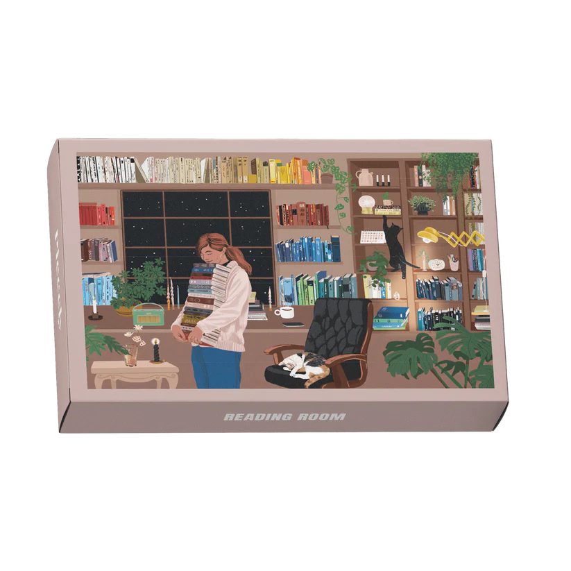 Piecely Reading Room Mini Puzzle, 99 Pieces