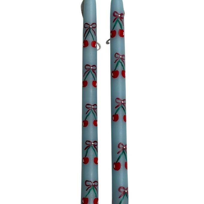 Cherries Easter Candle