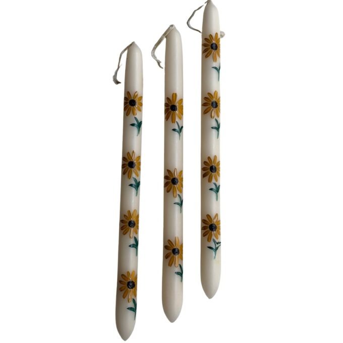 Sunflowers Easter Candle